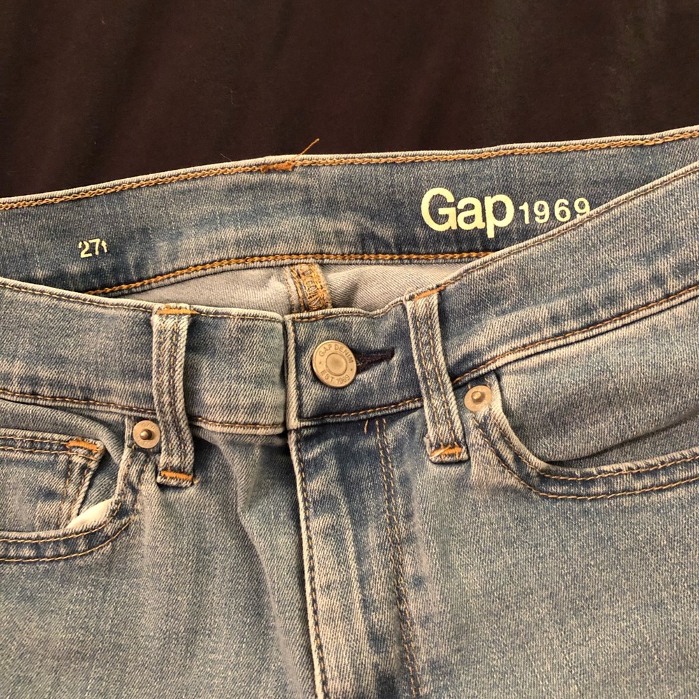 light wash gap skinny jeans